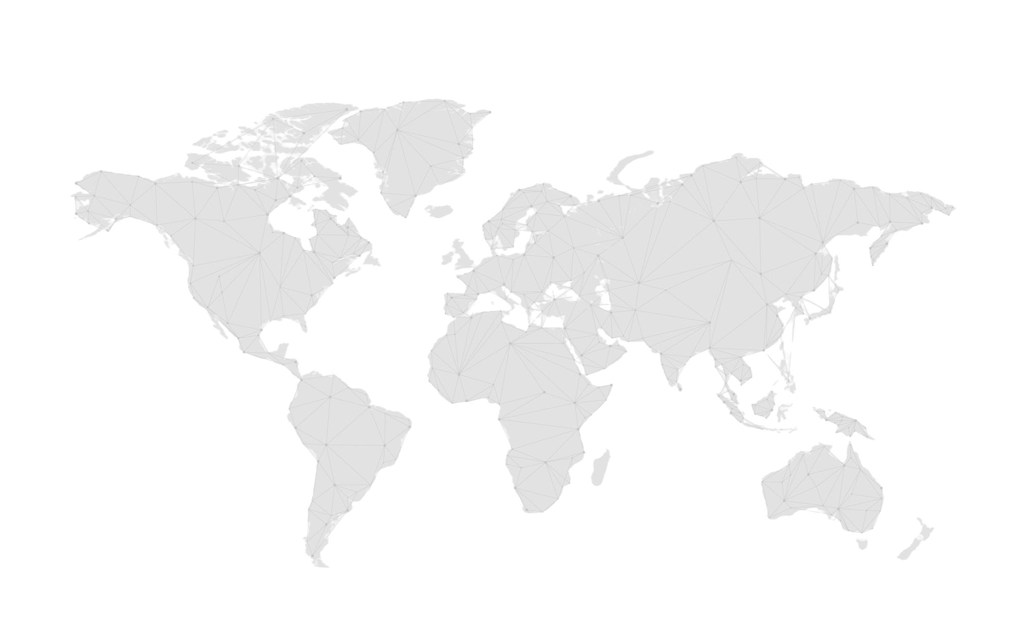 Global network presence map